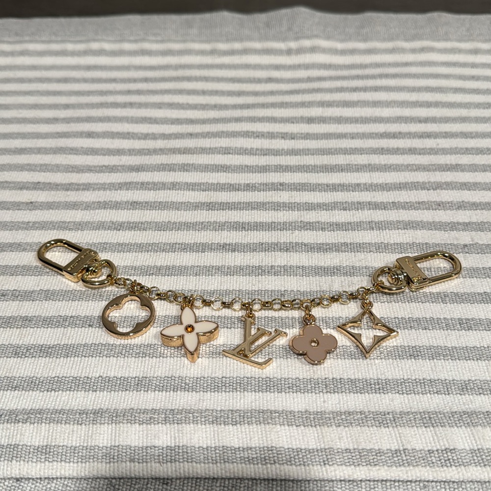 LV Inspired Gold bag charm